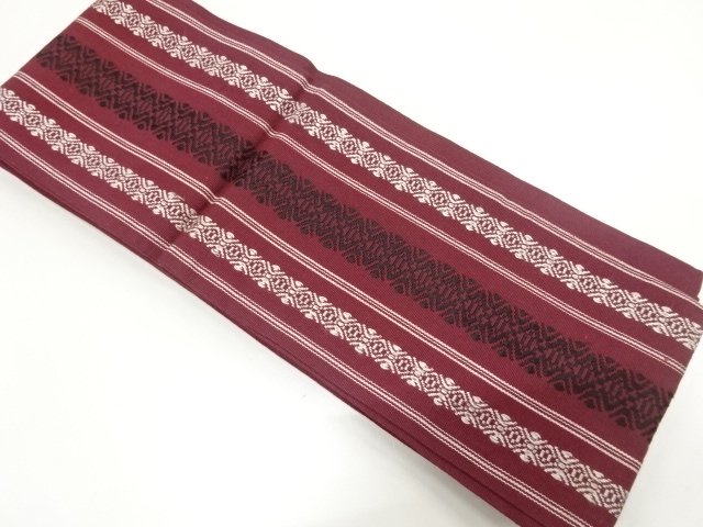 JAPANESE KIMONO / ANTIQUE HAKATA HANHABA OBI (WEARABLE)